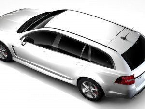 holden commodore sv6 sportwagon vf series ii 2016 3D 모델