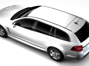 holden commodore sv6 sportwagon vf series ii 2016 3D Model