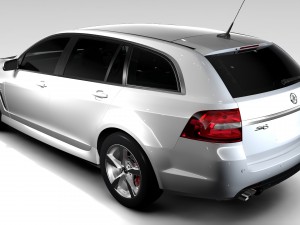 holden commodore sv6 sportwagon vf series ii 2016 3D 모델