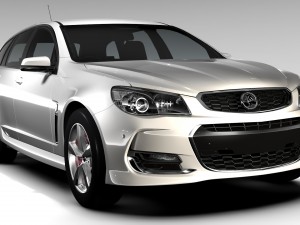 holden commodore sv6 sportwagon vf series ii 2016 3D 모델