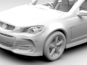holden commodore sv6 sportwagon vf series ii 2016 3D Model