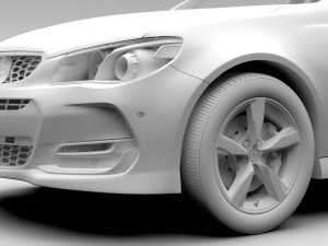 holden commodore sv6 sportwagon vf series ii 2016 3D 모델