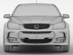 holden commodore sv6 sportwagon vf series ii 2016 3D 모델