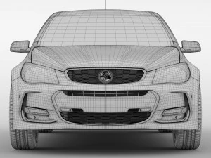 holden commodore sv6 sportwagon vf series ii 2016 3D Model