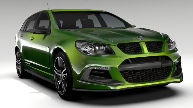 hsv clubsport r8 tourer gen f2 2016 Modelo 3D .c4d .max .obj .3ds .fbx .stl .blend 