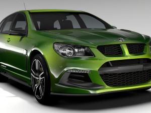 hsv clubsport r8 tourer gen f2 2016 3D Model