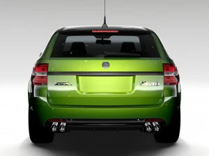 hsv clubsport r8 tourer gen f2 2016 3D Model