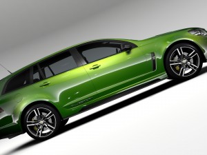 hsv clubsport r8 tourer gen f2 2016 Modelo 3D