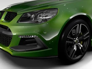 hsv clubsport r8 tourer gen f2 2016 3D Model