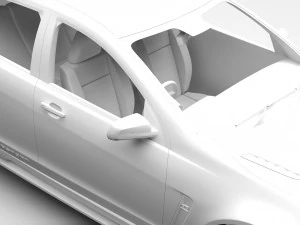 hsv clubsport r8 tourer gen f2 2016 3D Model