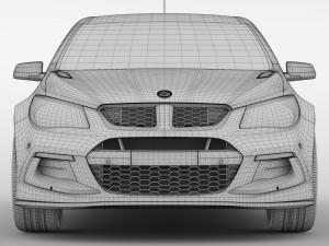 hsv clubsport r8 tourer gen f2 2016 Modelo 3D