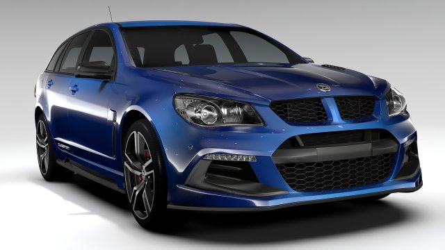 hsv clubsport tourer gen f2 2016 Modelo 3D .c4d .max .obj .3ds .fbx .stl .blend 