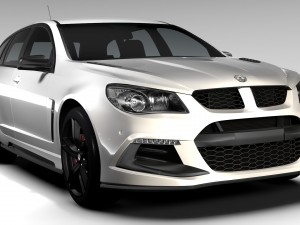vauxhall vxr8 tourer 2017 3Dモデル