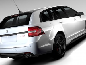 vauxhall vxr8 tourer 2017 3Dモデル