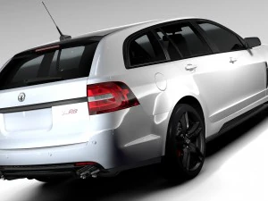 vauxhall vxr8 tourer 2017 3D Model