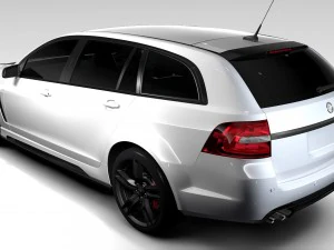 vauxhall vxr8 tourer 2017 3D Model