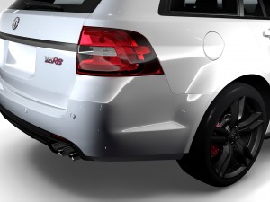 vauxhall vxr8 tourer 2017 3Dモデル