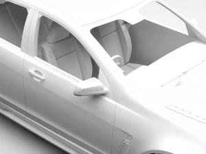 vauxhall vxr8 tourer 2017 3D Model