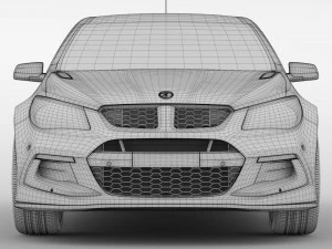 vauxhall vxr8 tourer 2017 3D Model