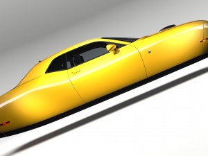 dodge challenger 392 shaker lc 2016 flying 3D Модель