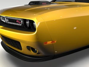 dodge challenger 392 shaker lc 2016 flying 3D Model