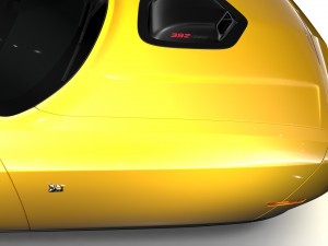 dodge challenger 392 shaker lc 2016 flying 3D Модель