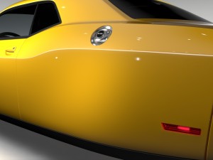 dodge challenger 392 shaker lc 2016 flying 3D Модель