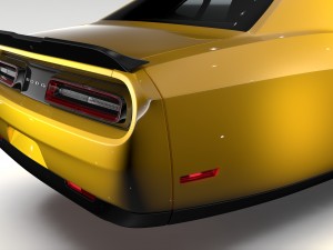 dodge challenger 392 shaker lc 2016 flying 3D Модель