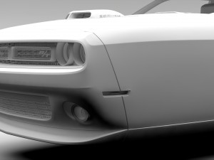 dodge challenger 392 shaker lc 2016 flying 3D Модель