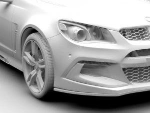 vauxhall vxr8 maloo 2016 3D Model