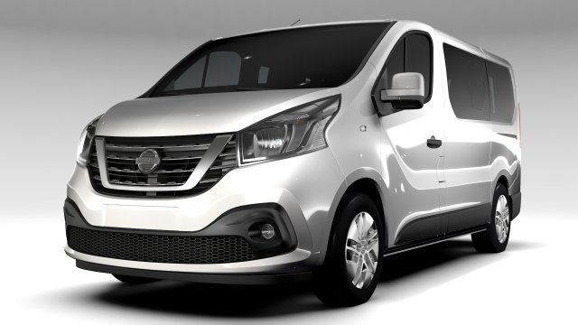 nissan nv 300 combi 2016 Modelo 3D .c4d .max .obj .3ds .fbx .stl .blend 