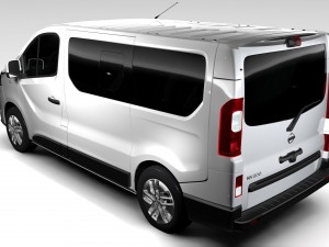 nissan nv 300 combi 2016 Modelo 3D
