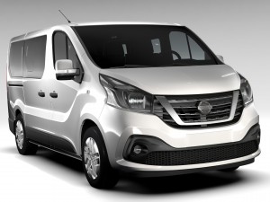 nissan nv 300 combi 2016 Modelo 3D