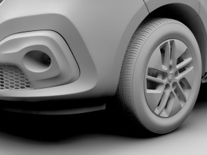 nissan nv 300 combi 2016 Modelo 3D