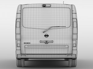 nissan nv 300 combi 2016 Modelo 3D