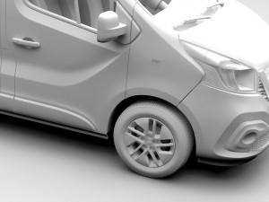 nissan nv 300 combi 2016 Modelo 3D