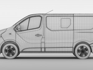 nissan nv 300 combi 2016 Modelo 3D