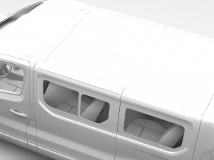 nissan nv 300 combi 2016 Modelo 3D