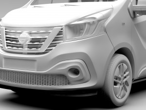 nissan nv 300 combi 2016 Modelo 3D