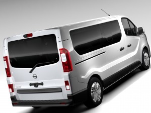 nissan nv 300 combi l2h1 2016 Modelo 3D