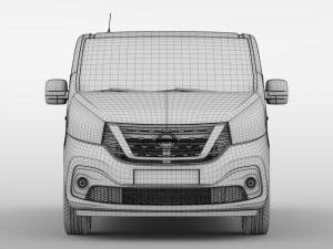 nissan nv 300 combi l2h1 2016 Modelo 3D
