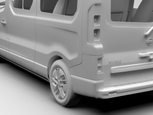 nissan nv 300 combi l2h1 2016 Modelo 3D