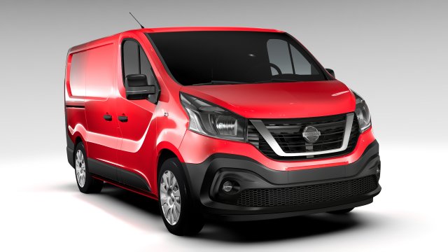 nissan nv300 van 2016 3D मॉडल .c4d .max .obj .3ds .fbx .stl .blend 