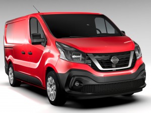 nissan nv300 van 2016 3D Model