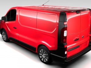 nissan nv300 van 2016 3D मॉडल