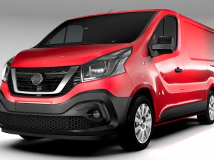 nissan nv300 van 2016 3D मॉडल