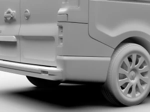 nissan nv300 van 2016 3D Model