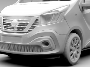 nissan nv300 van 2016 3D मॉडल