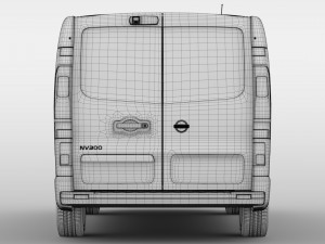 nissan nv300 van 2016 3D मॉडल