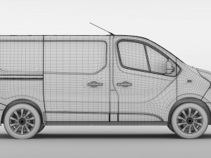 nissan nv300 van 2016 3D मॉडल